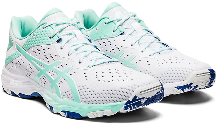 (W) ASICS Netburner Professional FF 2 ''Weiß Blau'' 1072A036-100 Lookbook (W) ASICS Netburner Professional FF 2 ''Weiß Blau'' 1072A036-100