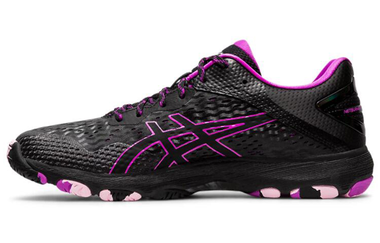 (Women) ASICS Netburner Professional FF 2 Running Shoes Black/Purple 1072A036-001