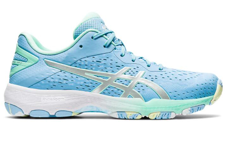 Order (W) ASICS Netburner Professional FF 2 Laufschuhe Blau/Silber 1072A036-401