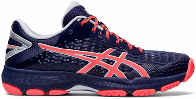 Order (Women) ASICS Netburner Professional FF 2 Running Shoes Blue/Orange 1072A036-400