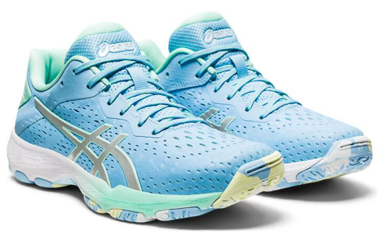 Lookbook (W) ASICS Netburner Professional FF 2 Laufschuhe Blau/Silber 1072A036-401