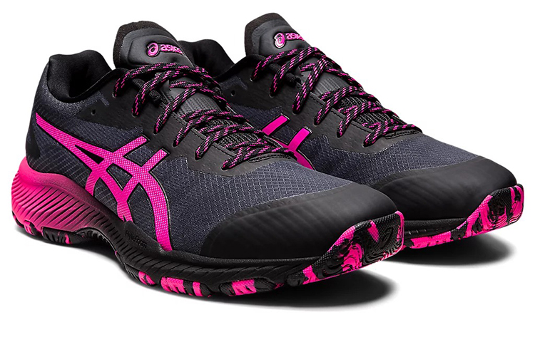 Lookbook (W) ASICS Netburner Professional FF 3 'Hitam Merah Muda' 1072A061-002