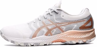 (Women) ASICS Netburner Professional FF 3 'White Rose Gold' 1072A061-100 (Women) ASICS Netburner Professional FF 3 'White Rose Gold' 1072A061-100