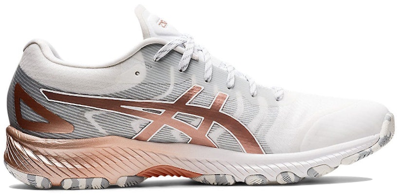 (W) ASICS Netburner Profesional FF 3 'Putih Rose Gold' 1072A061-100 Order (W) ASICS Netburner Profesional FF 3 'Putih Rose Gold' 1072A061-100