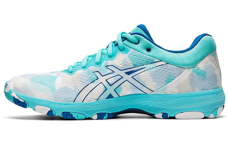 (Women) ASICS Netburner Professional FF Running Shoes Blue/White 1072A016-100