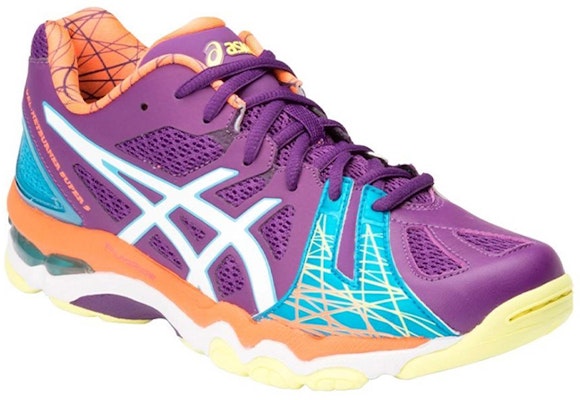(Women) ASICS Netburner Super 5 'Purple White' R550Y-7401 Lookbook (Women) ASICS Netburner Super 5 'Purple White' R550Y-7401