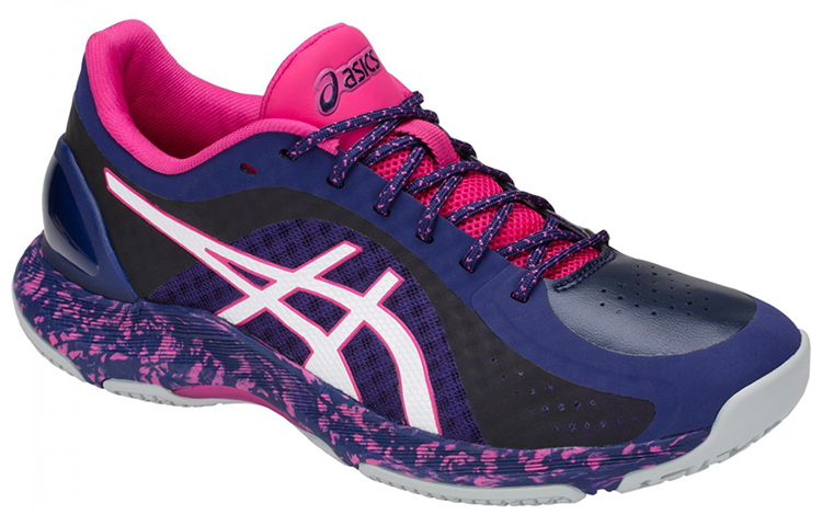 Shop Asics Netburner Super FF 舒適耐磨跑步鞋 女款 藍紫色