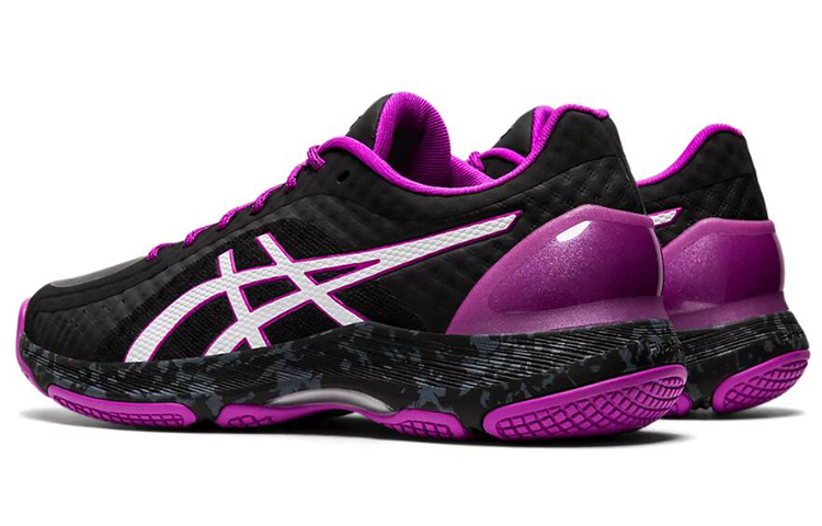 Lookbook (W) ASICS Netburner Super FF 跑鞋 黑色/紫色 1072A014-004