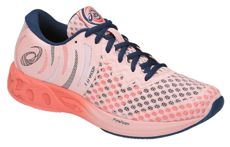 Lookbook (W) ASICS Noosa FF 2 Blau Pink Sneakers T869N-1749
