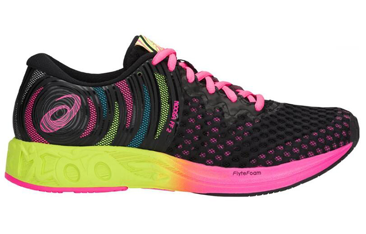 Order (W) ASICS Noosa FF 2 Baskets Noir/Jaune/Orange T869N-001