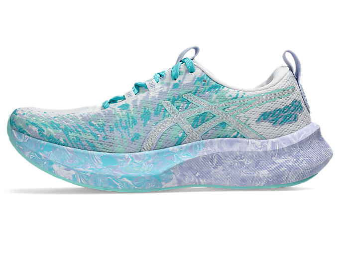 (Women) ASICS Noosa Tri 16 Running Shoes. White/Illuminate Mint 1012B675-102
