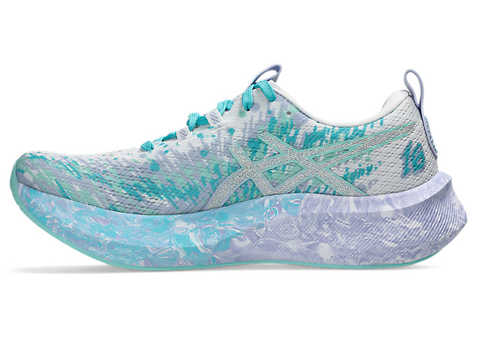 Shop (Women) ASICS Noosa Tri 16 Running Shoes. White/Illuminate Mint 1012B675-102