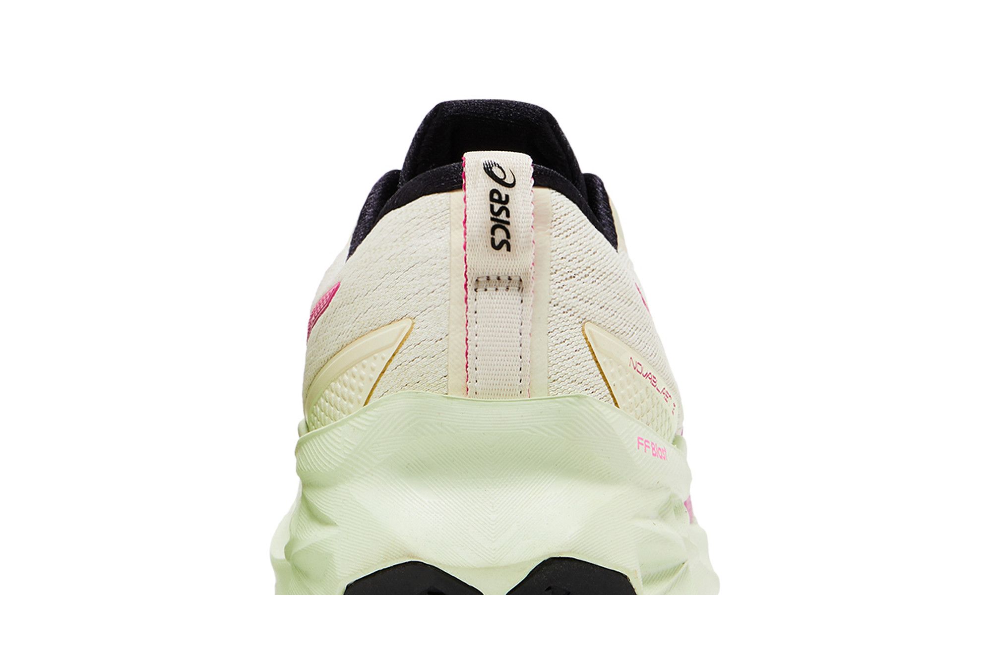 Sizing (W) ASICS Novablast 2 'Birch Pink Rave' Sepatu Wanita 1012B049-200