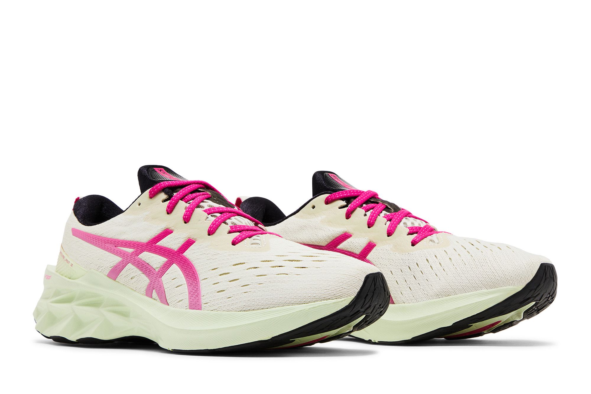 Cheap (W) ASICS Novablast 2 'Birch Pink Rave' Sepatu Wanita 1012B049-200