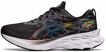 (Women) ASICS Novablast 2 'Black White Multicolor' 1012B252-001 (Women) ASICS Novablast 2 'Black White Multicolor' 1012B252-001