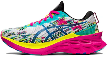 (Women) ASICS Novablast 2 'White Blue Pink' 1012B285-100 (Women) ASICS Novablast 2 'White Blue Pink' 1012B285-100