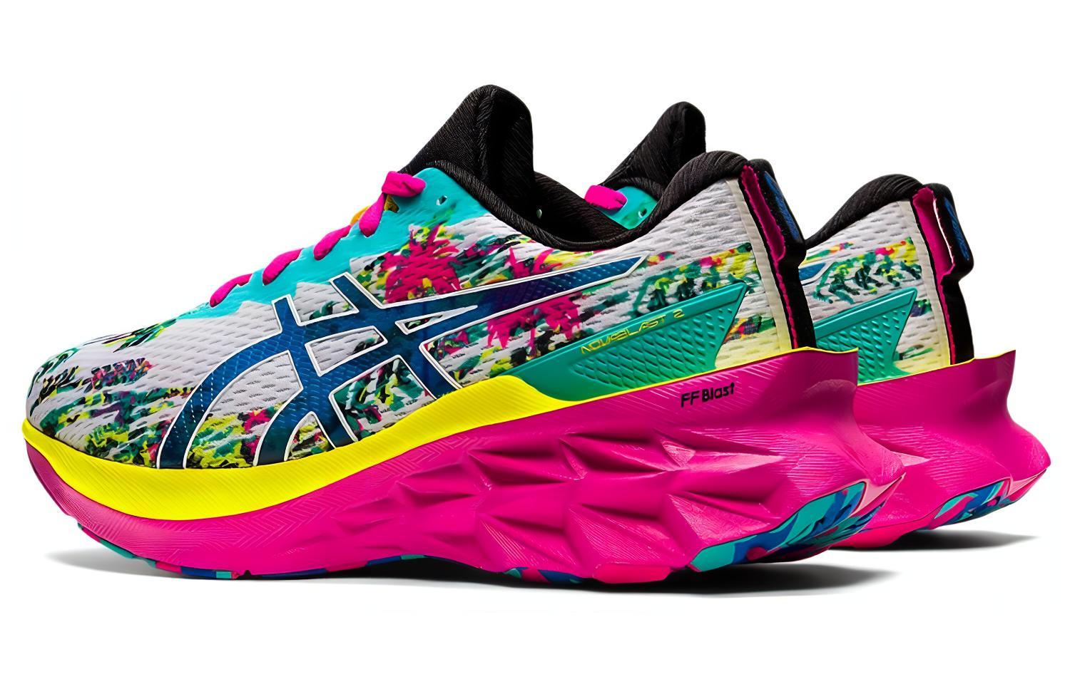 Shop (W) ASICS Novablast 2 ''Bianco Blu Rosa'' 1012B285-100