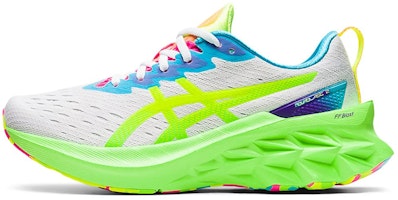 (Women) ASICS Novablast 2 'White Safety Yellow' 1012B247-100