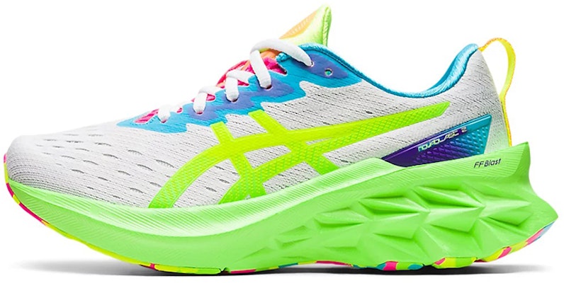 (Women) ASICS Novablast 2 'White Safety Yellow' 1012B247-100 Buy (Women) ASICS Novablast 2 'White Safety Yellow' 1012B247-100