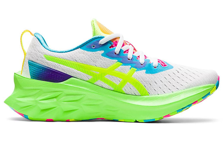 Order (Women) ASICS Novablast 2 'White Safety Yellow'  1012B247-100
