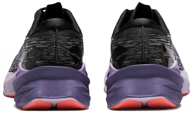 (Women) ASICS Novablast 3 'Black Dusty Purple' 1012B288-003 Details for (Women) ASICS Novablast 3 'Black Dusty Purple' 1012B288-003