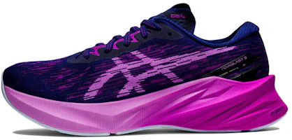 (Women) ASICS Novablast 3 Sneakers 'Black Purple' 1012B288-401 (Women) ASICS Novablast 3 Sneakers 'Black Purple' 1012B288-401