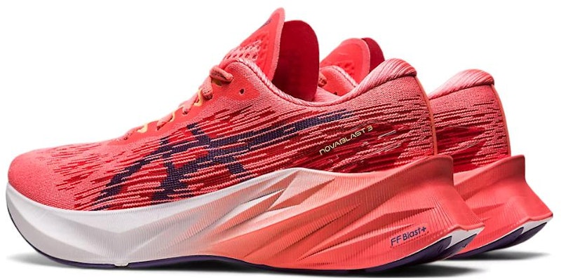 (W) ASICS Novablast 3 'Papaya Dusty Purple' Lelaki Wanita Sukan Kasut 1012B288-701 Shop (W) ASICS Novablast 3 'Papaya Dusty Purple' Lelaki Wanita Sukan Kasut 1012B288-701