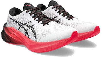 (W) ASICS Novablast 3 'Putih Hitam Merah Elektrik' 1012B288-104 Lookbook (W) ASICS Novablast 3 'Putih Hitam Merah Elektrik' 1012B288-104