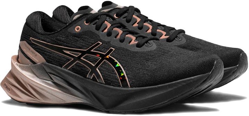 (Women) ASICS Novablast 3 Platinum 'Black Rose Gold' 1012B538-001 Shop (Women) ASICS Novablast 3 Platinum 'Black Rose Gold' 1012B538-001