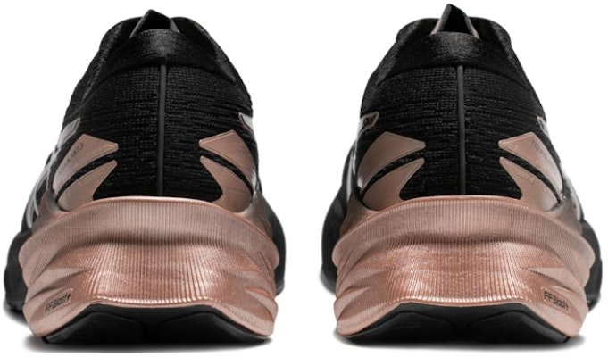 (Women) ASICS Novablast 3 Platinum 'Black Rose Gold' 1012B538-001 Details for (Women) ASICS Novablast 3 Platinum 'Black Rose Gold' 1012B538-001