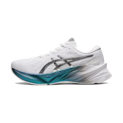 (W) ASICS Novablast 3 Platinum 'White Metallic Blue'