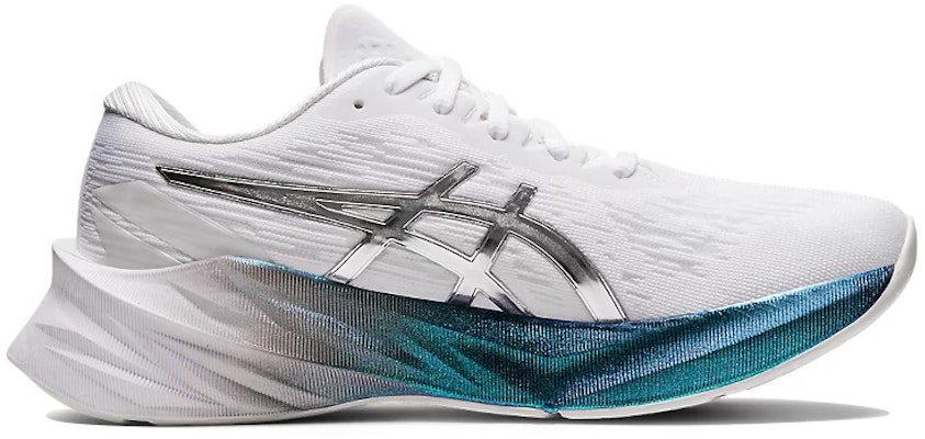 (W) ASICS ノヴァブラスト3 プラチナ 白/メタリックブルー 1012B290-100 Order (W) ASICS ノヴァブラスト3 プラチナ 白/メタリックブルー 1012B290-100