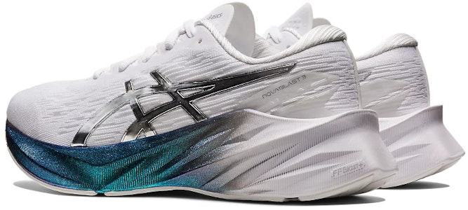 (W) 아식스 노바블라스트 3 플래티넘 '화이트 메탈릭 블루' 1012B290-100 Shop (W) 아식스 노바블라스트 3 플래티넘 '화이트 메탈릭 블루' 1012B290-100