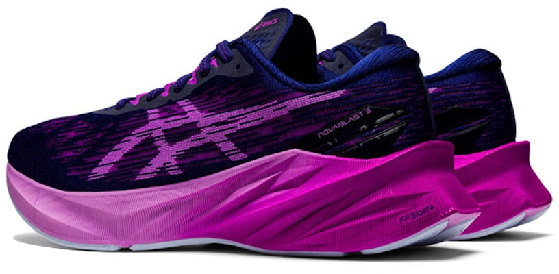 (W) ASICS Novablast 3 Kasut 'Hitam Ungu' 1012B288-401 Shop (W) ASICS Novablast 3 Kasut 'Hitam Ungu' 1012B288-401