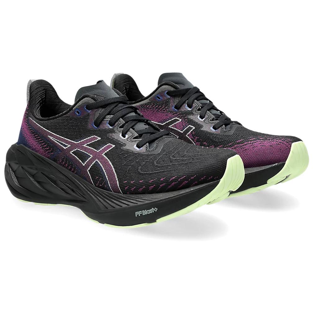 Shop (Women) ASICS NovaBlast 4 'Black Blue Expanse' 1012B510-003