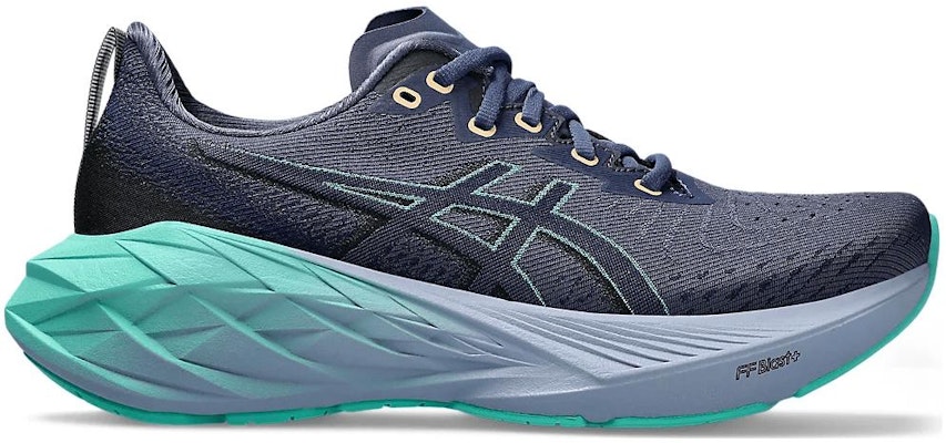 (W) ASICS Novablast 4 'Thunder Blue' Lelaki Kasut Lari 1012B510-401 Lookbook (W) ASICS Novablast 4 'Thunder Blue' Lelaki Kasut Lari 1012B510-401