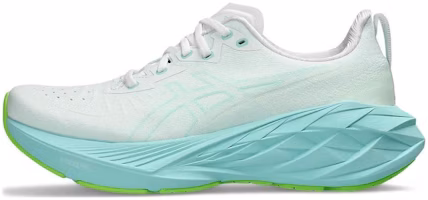 (Women) ASICS Novablast 4 'White Illuminate Mint' 1012B510-100 (Women) ASICS Novablast 4 'White Illuminate Mint' 1012B510-100