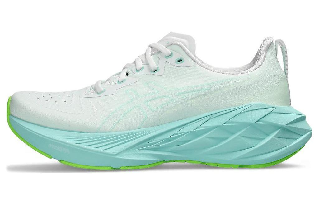 (Women) ASICS Novablast 4 'White Illuminate Mint' 1012B510-100