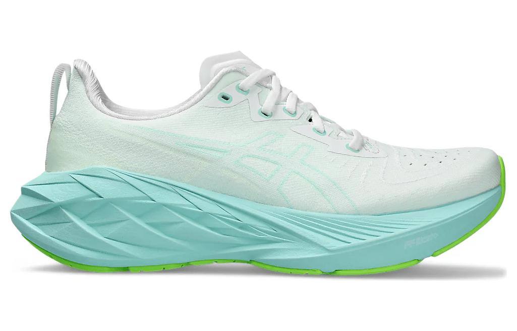 Order (W) ASICS Novablast 4 '白色荧光薄荷' 1012B510-100
