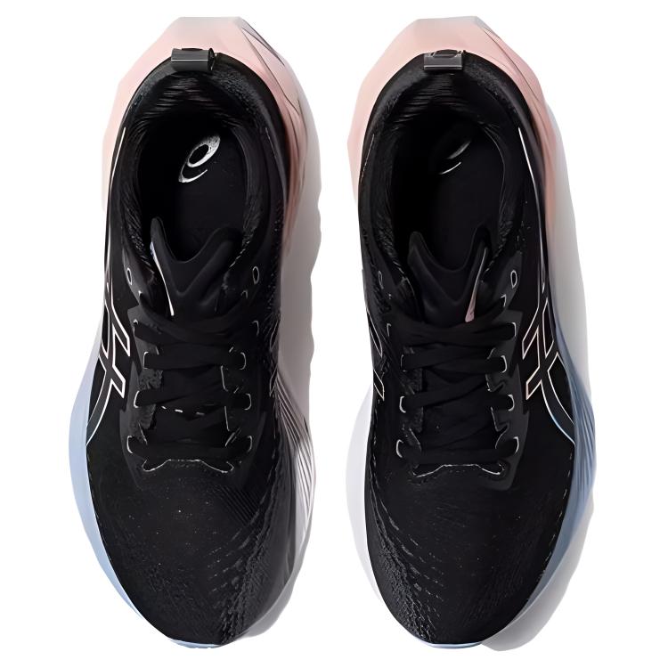 Shop (W) 아식스 노바블라스트 4 라이트쇼 ''블랙 퍼플 핑크'' 1012B721-001