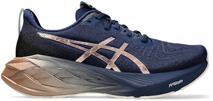(Women) ASICS Novablast 4 Platinum 'Blue Expanse Rose Gold' 1012B739-400 (Women) ASICS Novablast 4 Platinum 'Blue Expanse Rose Gold' 1012B739-400