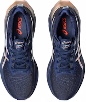 (W) ASICS Novablast 4 Platinum 'Blue Expanse Rose Gold' Sepatu Wanita 1012B739-400 Details for (W) ASICS Novablast 4 Platinum 'Blue Expanse Rose Gold' Sepatu Wanita 1012B739-400