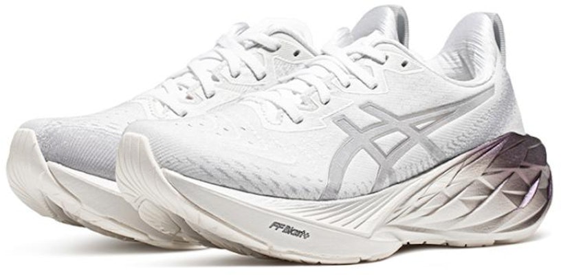 (Women) ASICS Novablast 4 Platinum 'Real White Pure Silver' 1012B722-100 Order (Women) ASICS Novablast 4 Platinum 'Real White Pure Silver' 1012B722-100