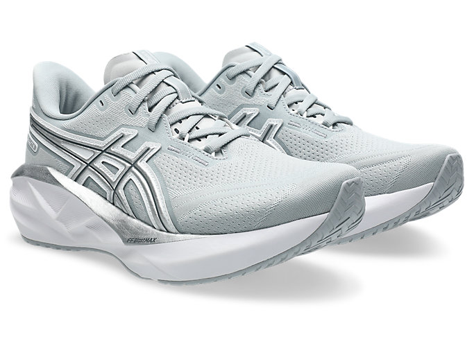 Lookbook (W) ASICS Novablast 5 ATC Sepatu Lari - Abu Piedmont/Perak Murni 1012B990-020