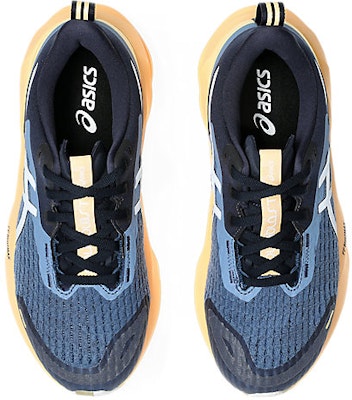 (Women) Asics NOVABLAST 5 LITE-SHOW Running Shoes Lite Show/Orange Glow 1012B910-400 Details for (Women) Asics NOVABLAST 5 LITE-SHOW Running Shoes Lite Show/Orange Glow 1012B910-400