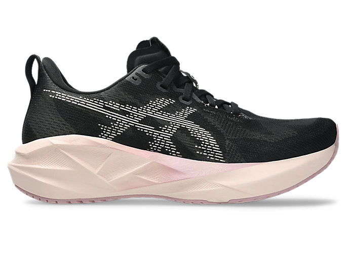 (Women) ASICS NOVABLAST 5 Running Shoes Black/Pearl Pink 1012B765-003