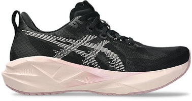 (Women) ASICS NOVABLAST 5 Running Shoes Black/Pearl Pink 1012B765-003 (Women) ASICS NOVABLAST 5 Running Shoes Black/Pearl Pink 1012B765-003
