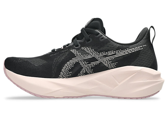 Shop (W) ASICS NOVABLAST 5 Sepatu Lari Hitam/Pink Mutiara. 1012B765-003