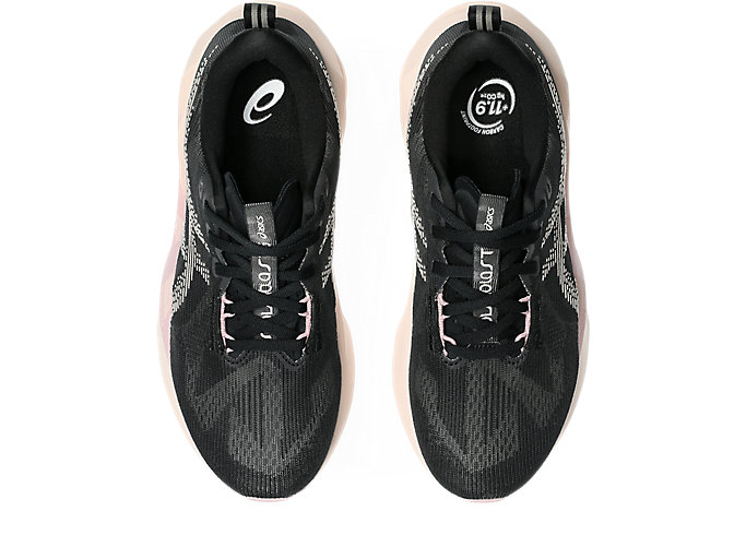 Details for (W) ASICS NOVABLAST 5 Sepatu Lari Hitam/Pink Mutiara. 1012B765-003
