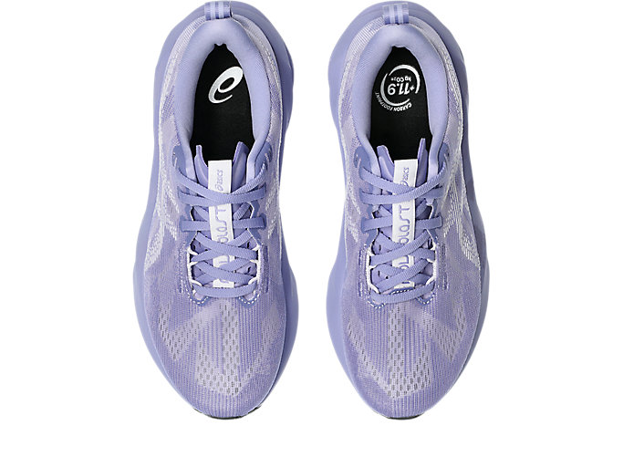 Sizing (Women) ASICS Novablast 5 Running Shoes Bluebell/Lilac Hint 1012B765-501